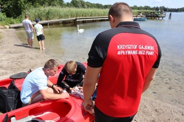 170 kilometrów wpław. Próba bicia rekordu świata na Mazurach