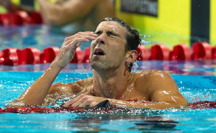 18-krotny mistrz olimpijski w pływaniu Michael Phelps /DAVE HUNT /PAP