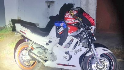18-latek z 15-latką uciekali motocyklem przed policją