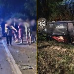 18-latek zapatrzył się w telefon. Nie zauważył ronda