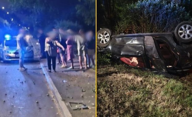 18-latek zapatrzył się w telefon. Nie zauważył ronda