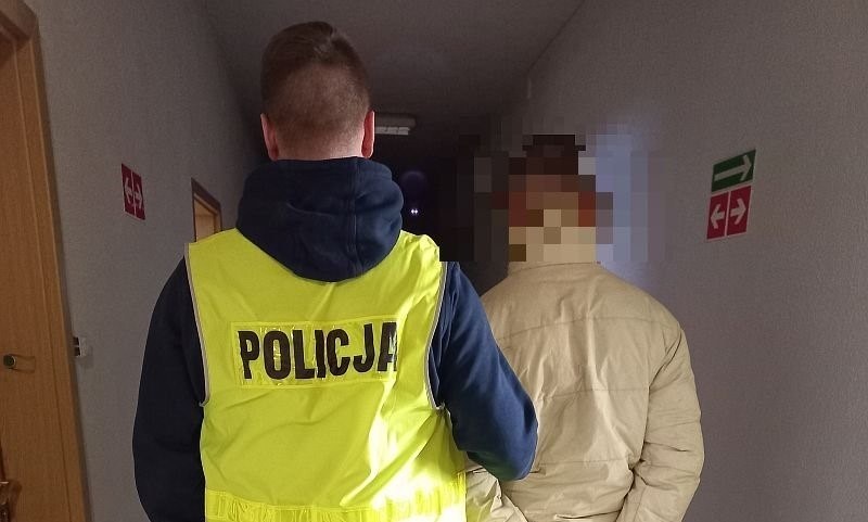 18-latek został zatrzymany przez policję /Policja