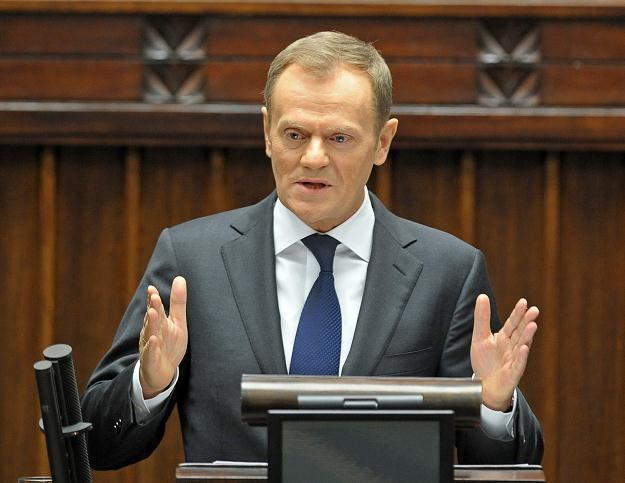 18 listopada Donald Tusk przedstawił w exposé plan działań rządu /AFP