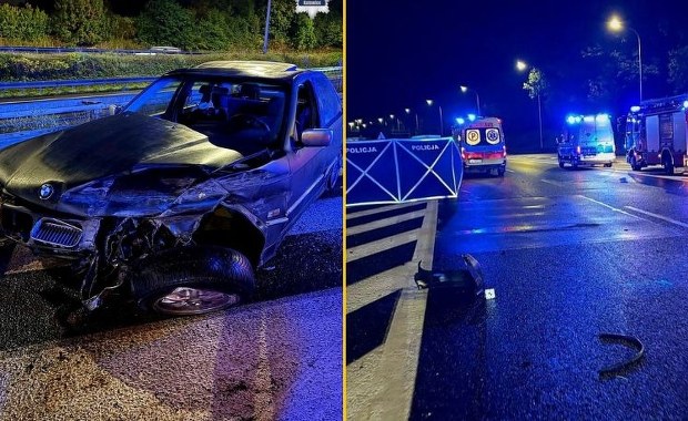 19-latek, bmw, śmierć na miejscu. Dramat na A4