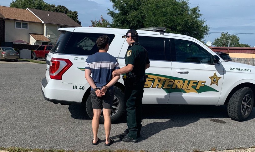 19-letni złodziej zatrzymany dzięki lokalizatorowi Apple AirTag /Okaloosa County Sheriff's Office /Facebook
