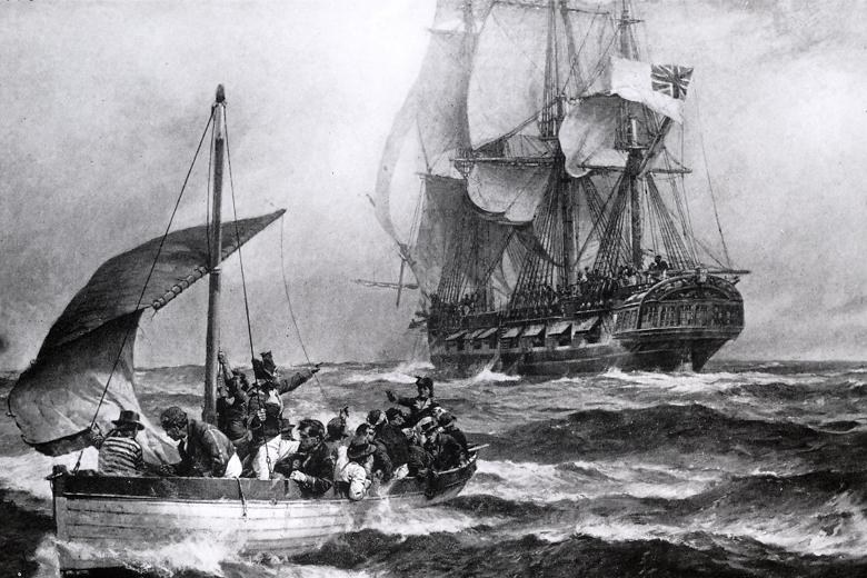 19 mężczyzn żeglowało na niewielkiej łodzi bez map i kompasu /Wikimedia Commons /INTERIA.PL/materiały prasowe