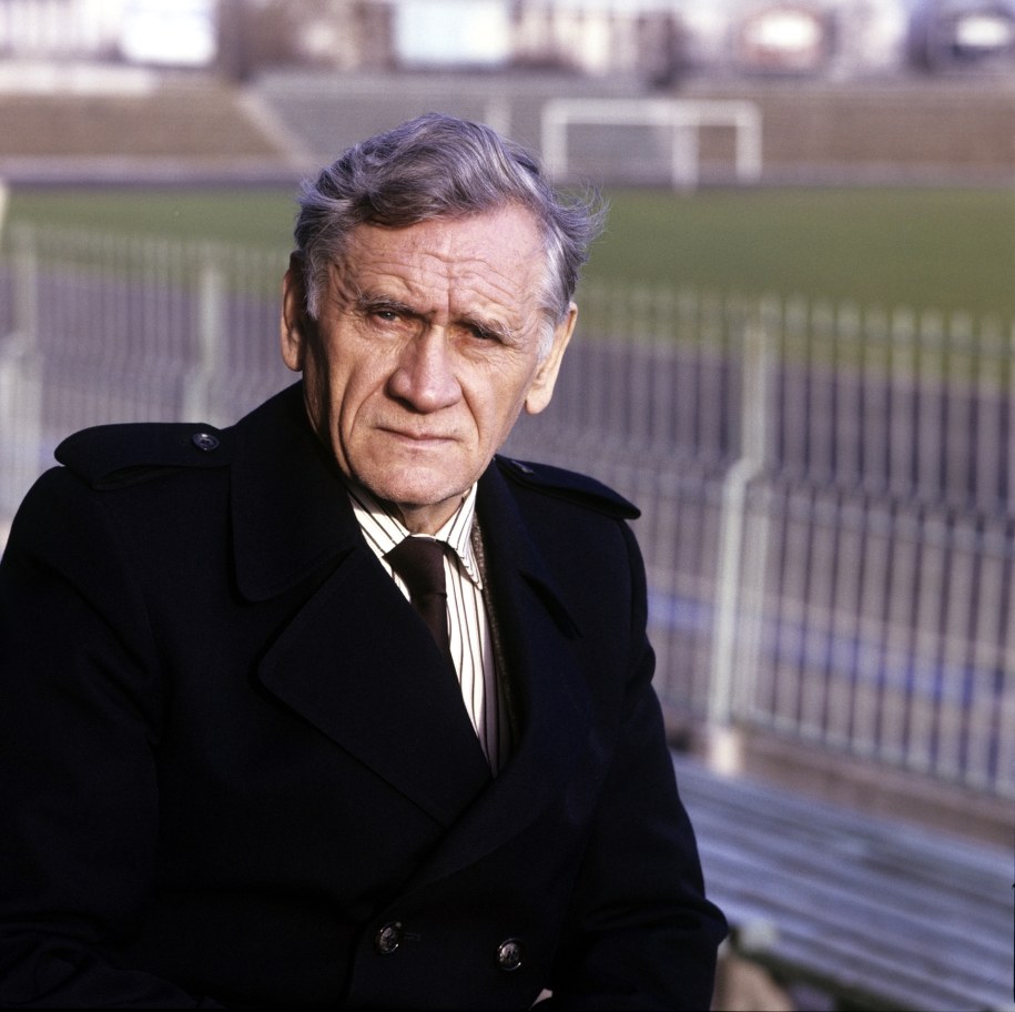 1987-01 Legia. Kazimierz Górski -trener polskiej reprezentacji narodowej w piłce nożne /CAF/archiwum /PAP