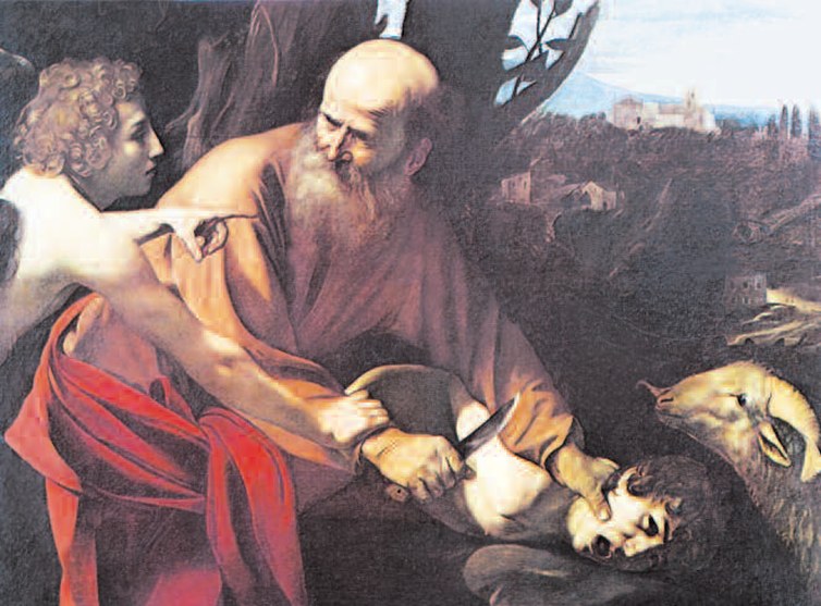 2 Ofiara Abrahama, obraz Caravaggia, ok. 1603-04 2 Ofiara Abrahama, obraz Caravaggia, ok. 1603-04 /Encyklopedia Internautica