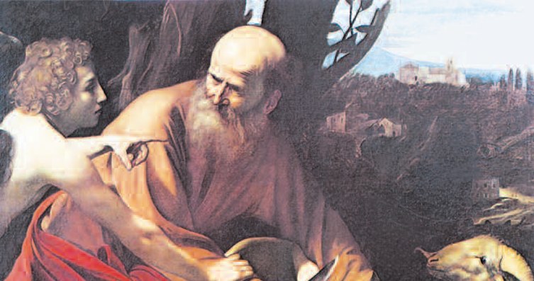 2 Ofiara Abrahama, obraz Caravaggia, ok. 1603-04 2 Ofiara Abrahama, obraz Caravaggia, ok. 1603-04 /Encyklopedia Internautica