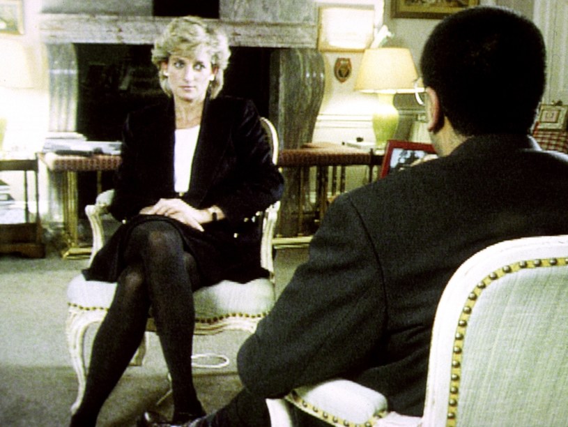 20.11.1995 Diana, księżna Walii podczas wywiadu z Martinem Bashirem dla BBC /Agencja FORUM