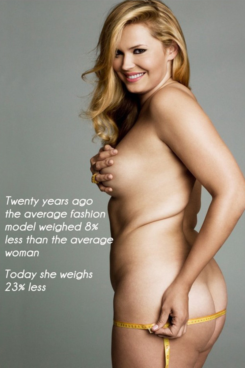 20 lat temu przeciętna modelka ważyła 8 proc. mniej niż przeciętna kobieta. Dziś waży 23 proc mniej / zdjęcie modelki size plus www.plusmodelmag.com /East News