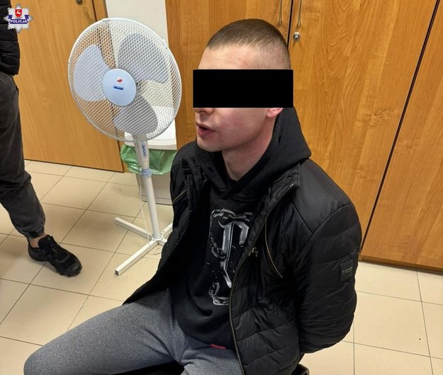 20-latek, który zaatakował nożem innego mężczyznę, spędzi weekend w policyjnym areszcie /Policja Lubelska /Policja