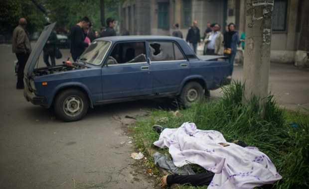 20 ofiar strzelaniny na Ukrainie. "Wydano rozkaz, by nie brać żywych"