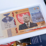 20-złotowy banknot z Lechem Kaczyńskim najlepszym banknotem kolekcjonerskim na świecie