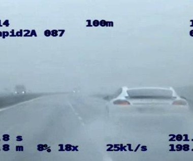 200 km/h Porsche na prostej. Policja nie była wolniejsza