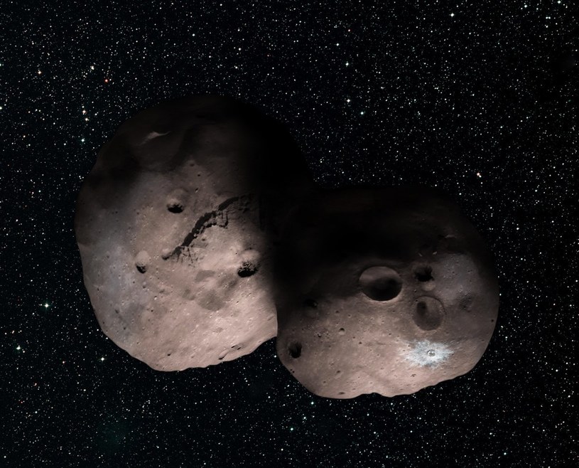 2014 MU69 – wizja podwójnej planetoidy /materiały prasowe