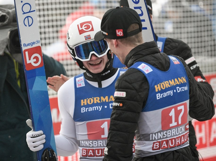 21-letni Marius Lindvik nadzieją Norwegów /CHRISTIAN BRUNA /PAP/EPA