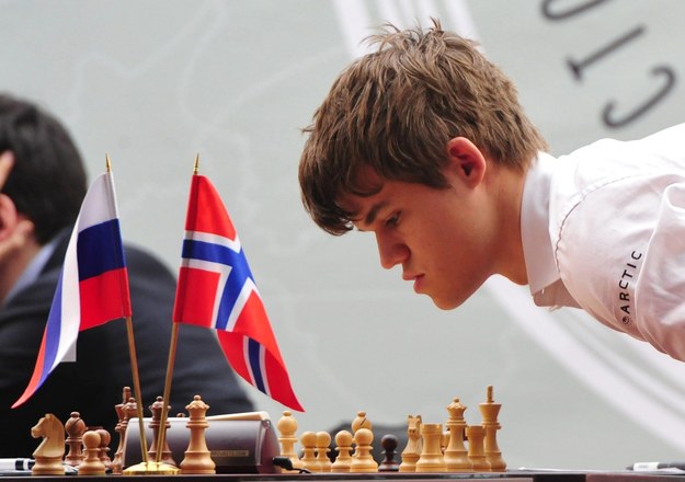 22-letni Norweg Magnus Carlsen zawsze miał świetną pamięć /Photoshot    /PAP/EPA