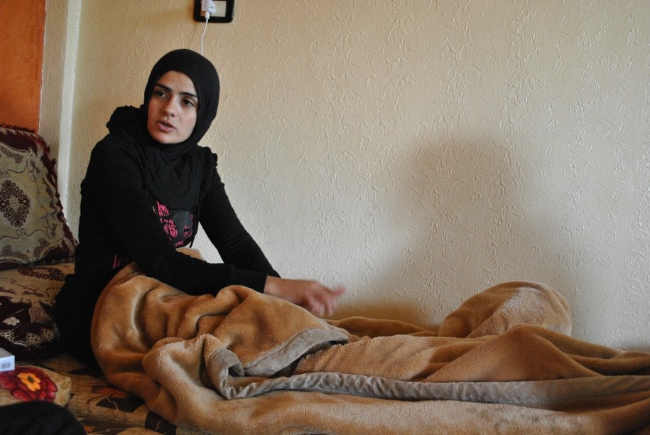 22-letnia Fatma, która nie może chodzić /Grzegorz Kwolek (RMF FM) /RMF FM