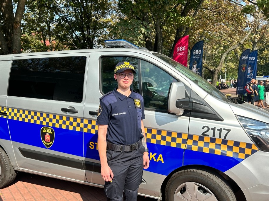 22-letnia Julia Miszczuk, która złożyła dziś ślubowanie /Anna Zakrzewska /RMF FM