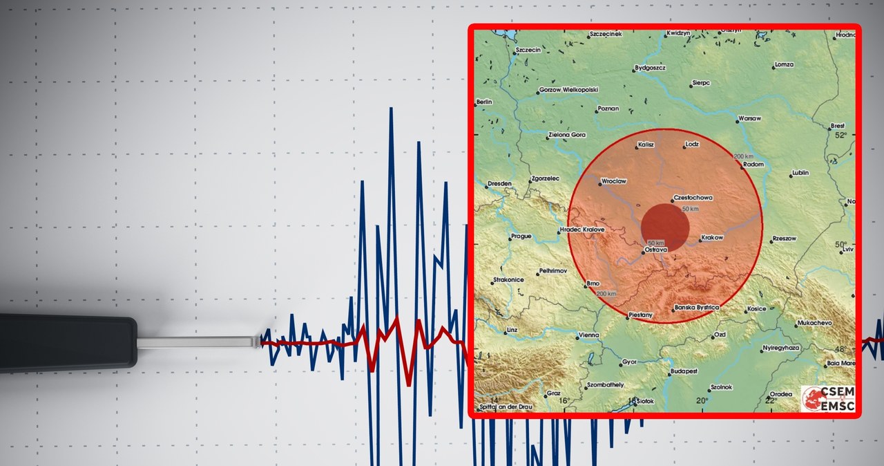 22 sierpnia rano na Górnym Śląsku odczuwalny był niezwykle silny wstrząs. /EMSC /123RF/PICSEL