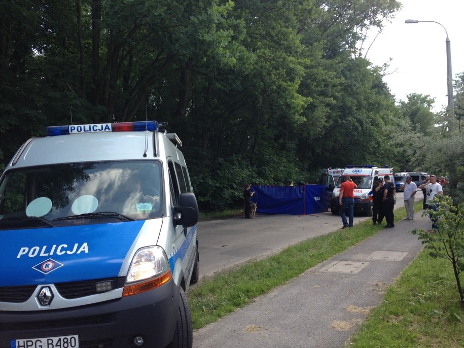 23-latek zginął na osiedlu Polana Żywiecka w Krakowie /Maciej Grzyb /RMF FM