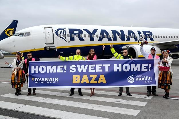 23 października na Lotnisku Warszawa/Modlin uruchomiona została baza operacyjna Ryanair /PAP