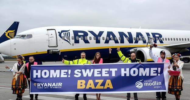 23 października na Lotnisku Warszawa/Modlin uruchomiona została baza operacyjna Ryanair /PAP