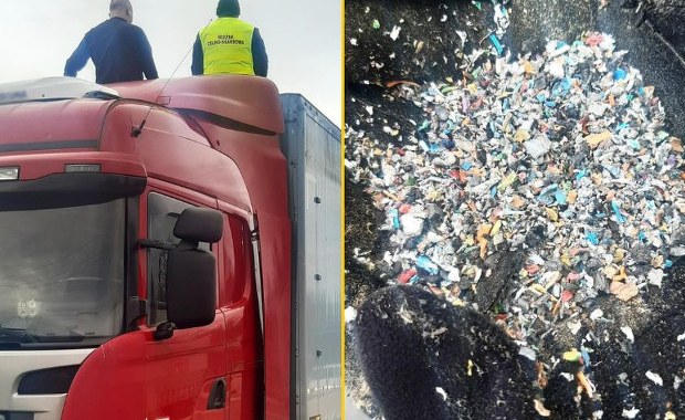 23 tony niemieckich śmieci przechwycone na autostradzie w Polsce 