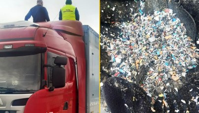 23 tony niemieckich śmieci przechwycone na autostradzie w Polsce 