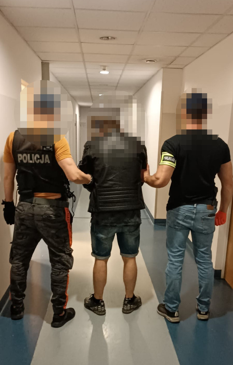 24-latek zatrzymany przez policję /KPP Piaseczno /