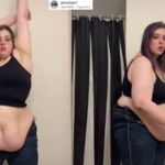 24-letnia influencerka ważyła  186 kilogramów. Teraz chwali się fałdami skóry