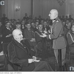 24 maja 1936 r. Gen. Rydz-Śmigły przemawia podczas Zjazdu Delegatów Związku Legionistów Polskich