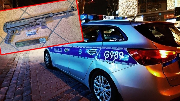 25-latek tłumaczył, że nie chciał trafić w samochód /Policja.pl; KPP w Limanowej /materiały prasowe