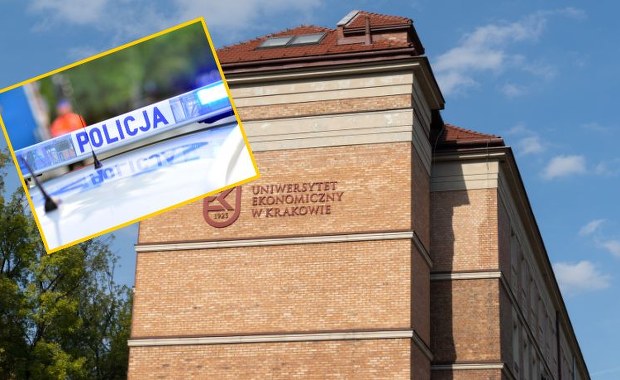 25-latek wtargnął na krakowską uczelnię. Miał ostre narzędzie