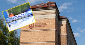 25-latek wtargnął na krakowską uczelnię. Miał ostre narzędzie
