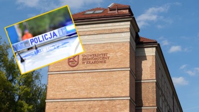 25-latek wtargnął na krakowską uczelnię. Miał ostre narzędzie