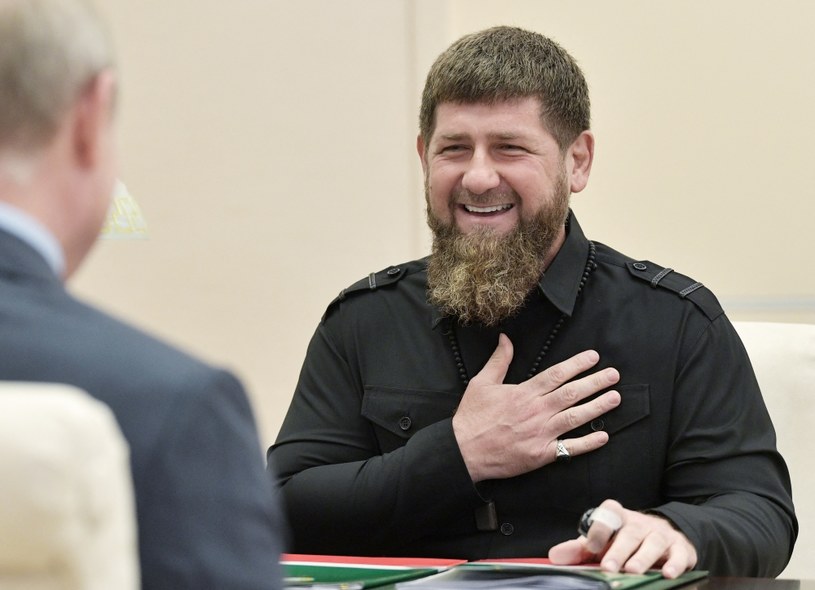 26 lutego Ramzan Kadyrow dołączył do napaści na Ukrainę u boku Władimira Putina /ALEXEY NIKOLSKY / SPUTNIK   /AFP