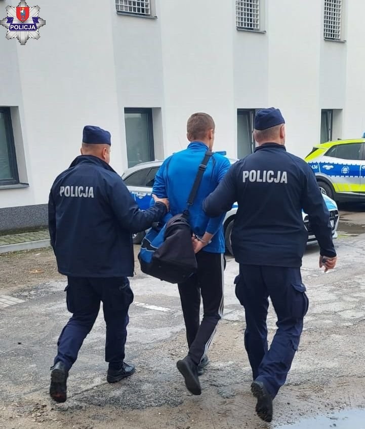 27-latek został zatrzymany przez policję /KMP Zamość /