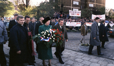 3 listopada 1988 r. Wizyta Margaret Thatcher w Polsce