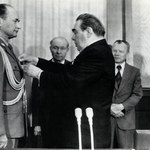 30 czerwca 1978 r. Wojciech Jaruzelski z sowieckim Orderem Czerwonego Sztandaru