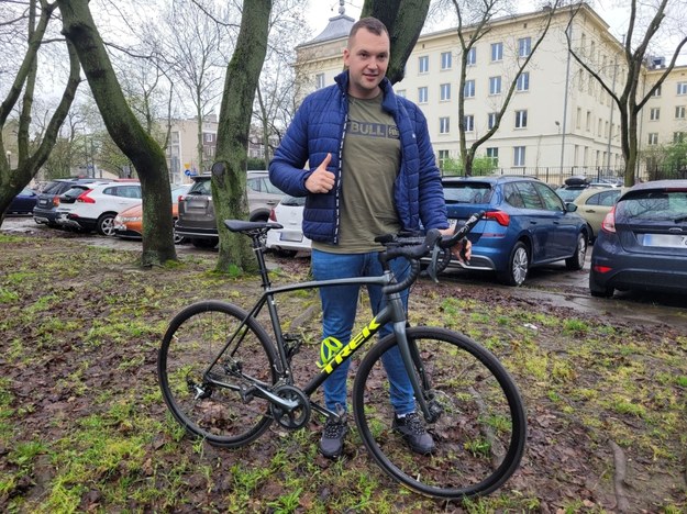 30-letni Sebastian Nowacki, młodszy aspirant z Komendy Głównej Policji /Michał Radkowski /RMF FM