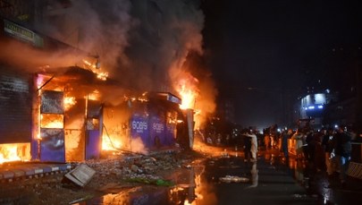 30 osób spłonęło w sklepie. Schowali się przed pożarem