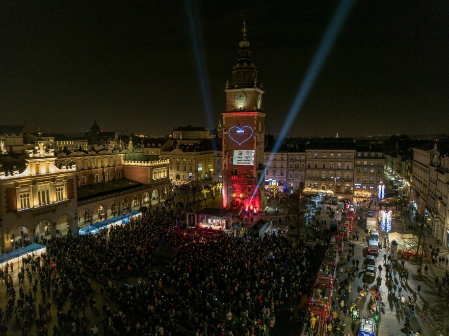 33. Finał Wielkiej Orkiestry Świątecznej Pomocy w Krakowie - Światełko do Nieba /Fot. Jan Graczyński /East News
