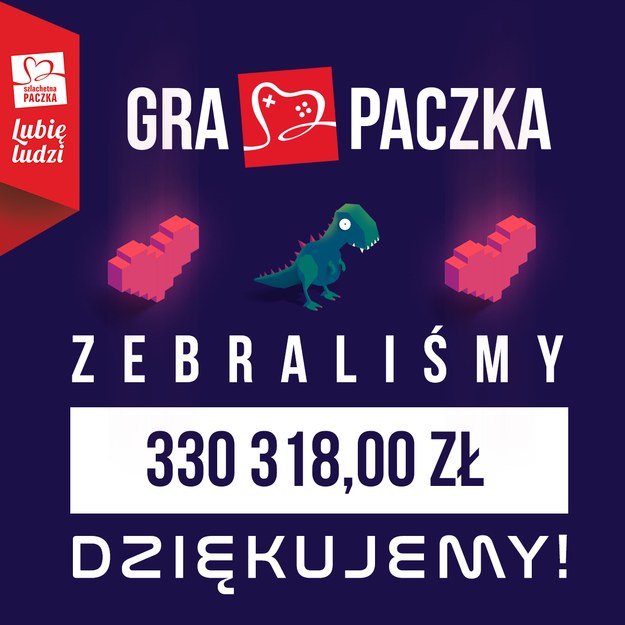 330 tys. złotych dla dzieci wykluczonych cyfrowo – tyle pieniędzy Szlachetna Paczka wraz z partnerami z branży technologicznej i najpopularniejszymi streamerami w Polsce wygrała podczas akcji GRA PACZKA /Szlachetna Paczka /Materiały prasowe