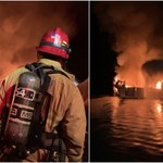 34 ludzi uwięzionych na płonącej łodzi. Akcja ratunkowa u wybrzeży Kalifornii
