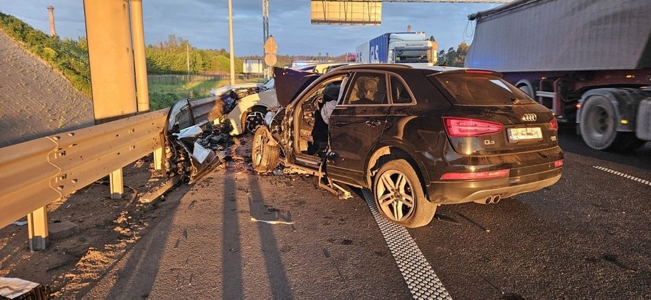 35-latka wjechała na S8 pod prąd /Policja Ostrów Mazowiecka /Policja
