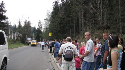 4 godziny w kolejce do kolejki na Kasprowy