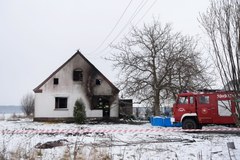 4- i 8-latek zginęli w pożarze domu w Dusznikach w Wielkopolsce