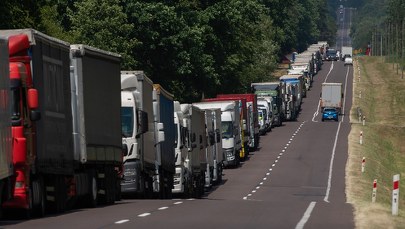 40 godzin oczekiwania tirów na granicy polsko-ukraińskiej w Hrebennem
